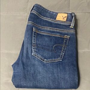 American Eagle 🦅 Kick Boot stretch jeans. Size 4 Regular
